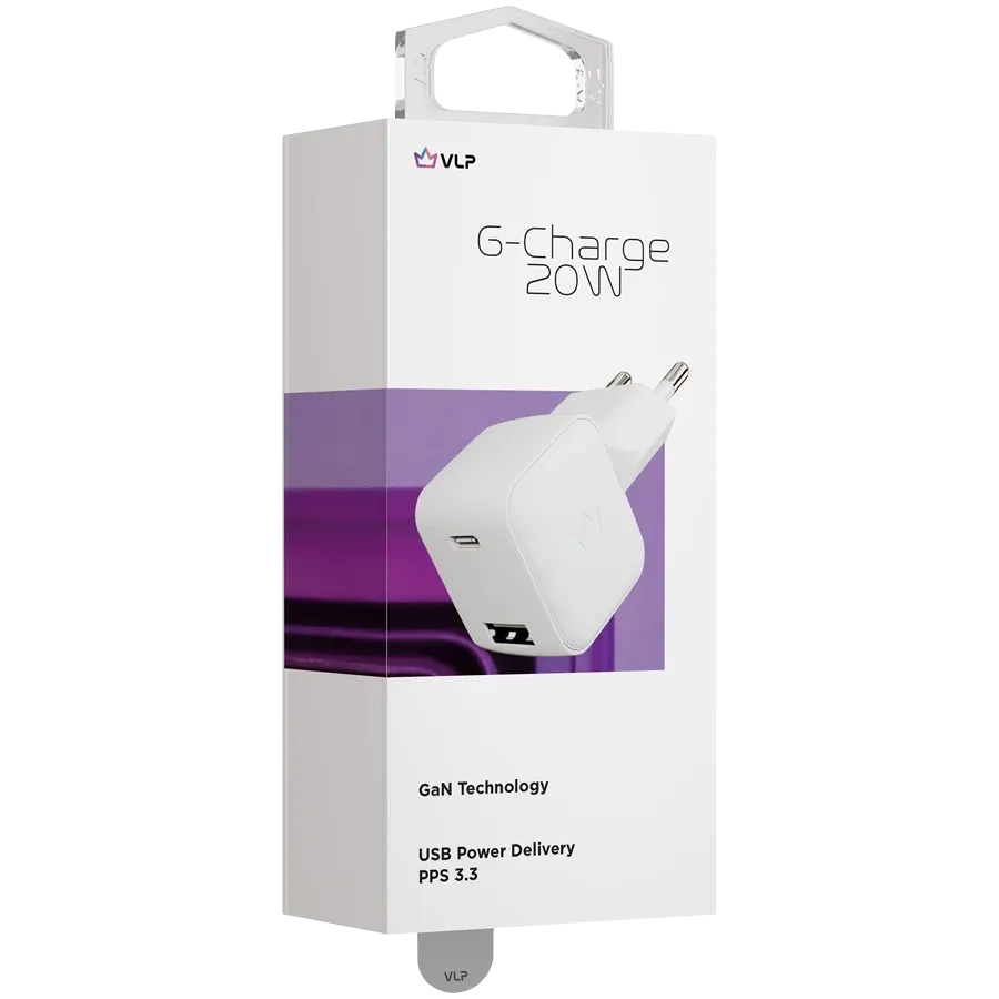 photo 3 - Адаптер питания VLP 2*USB/USB-C, 20 Вт