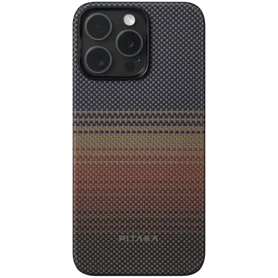 photo - Husă PITAKA Military-Grade cu MagSafe pentru iPhone 16 Pro, Sunset