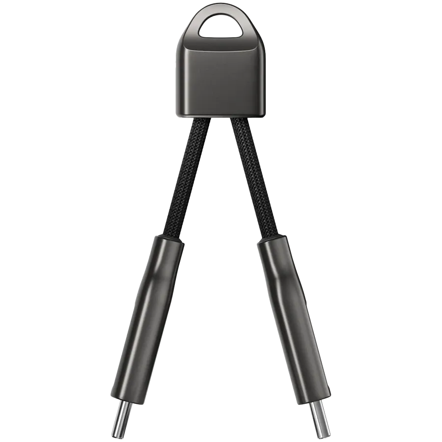 photo 2 - Cablu Nomad ChargeKey USB-C la USB-C, Black