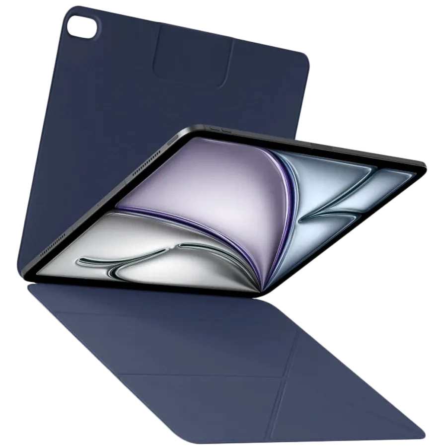 Husă PITAKA Smart Folio 3 pentru iPad Air 13 (M2/M3/M4), Midnight Blue – photo 2