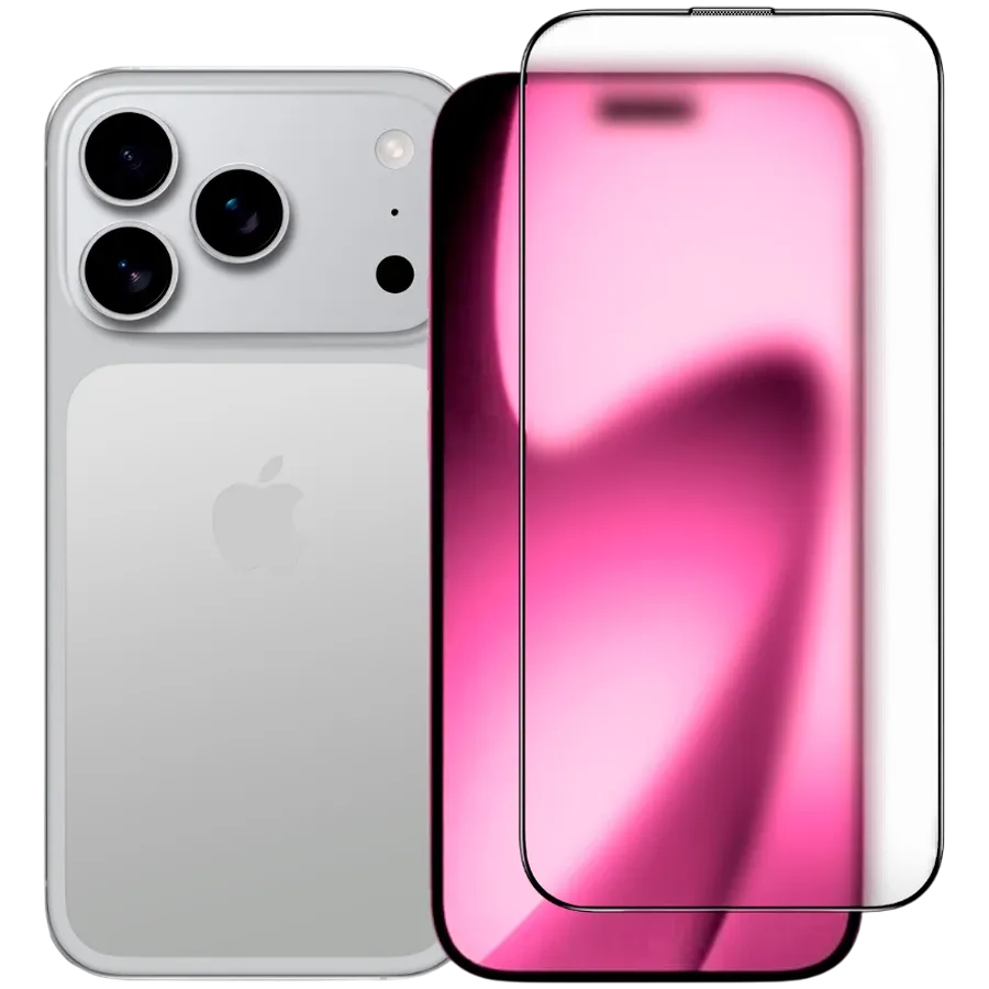 photo 2 - Защитное стекло iLera Frosted Glass для iPhone 17 Pro (ILFRGL17PR)