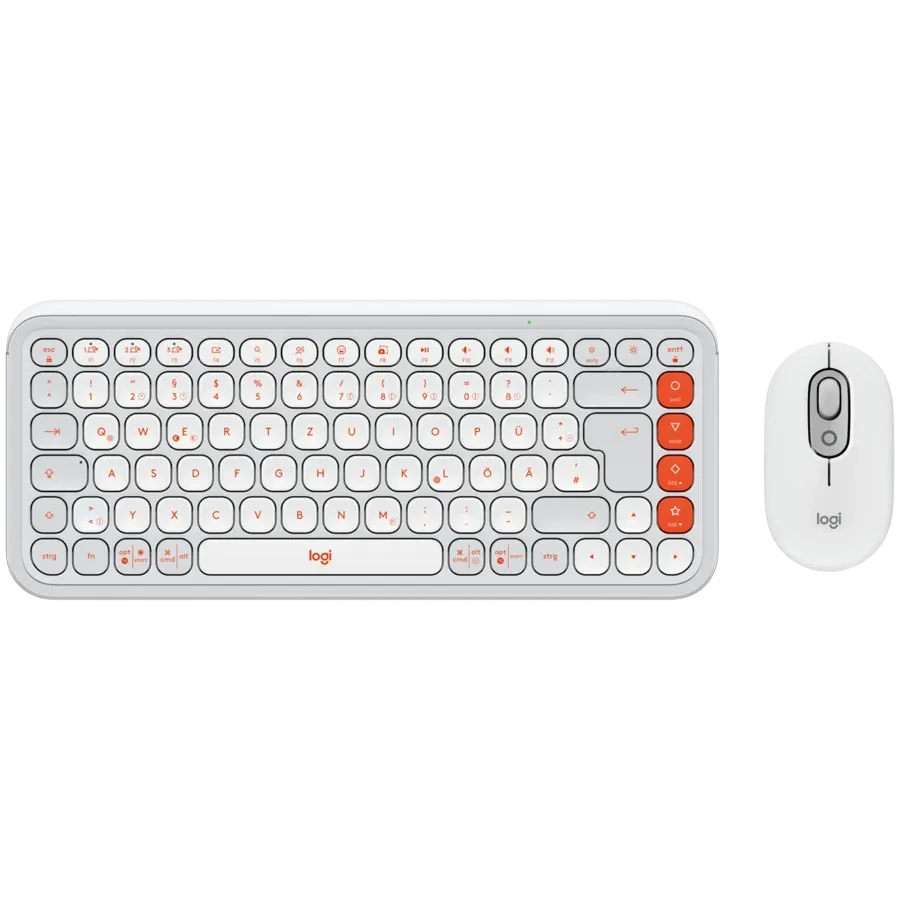 photo 1 - Клавіатура LOGITECH POP ICON COMBO OFF WHITE