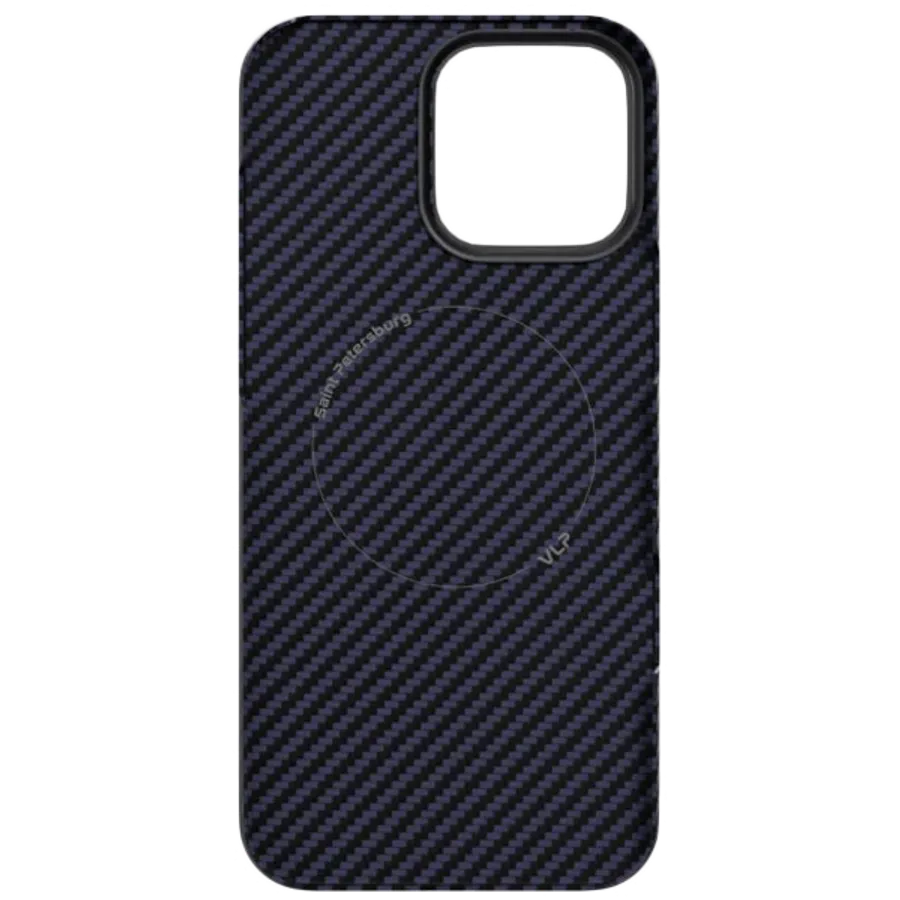 photo 2 - VLP Protective Case Kevlar Case with MagSafe Dark Blue for iPhone 16 Pro