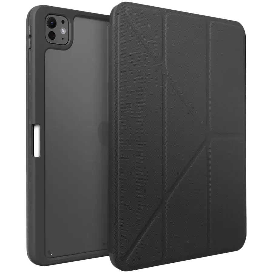 Case UNIQ Smart Cover Moven for iPad Pro 11 (M4), Charcoal Gray – photo 1