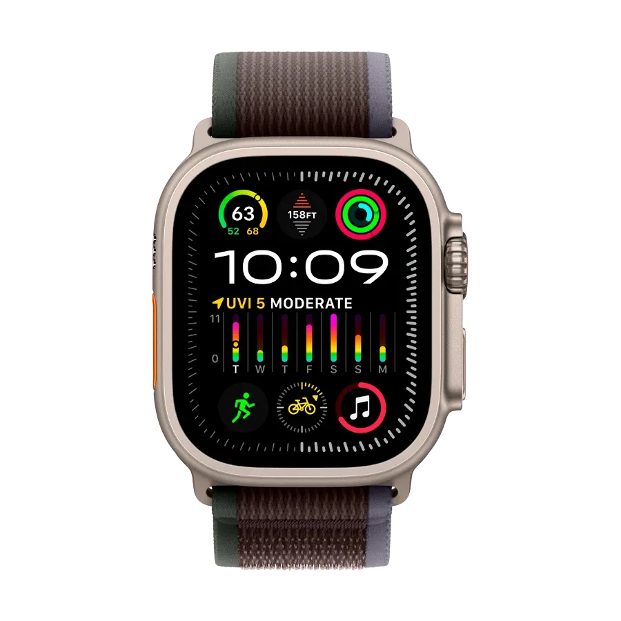 photo 2 - Apple Watch Ultra Series 2 GPS + Cellular,  Blue/Black Trail Loop, M/L, 49мм, Natural