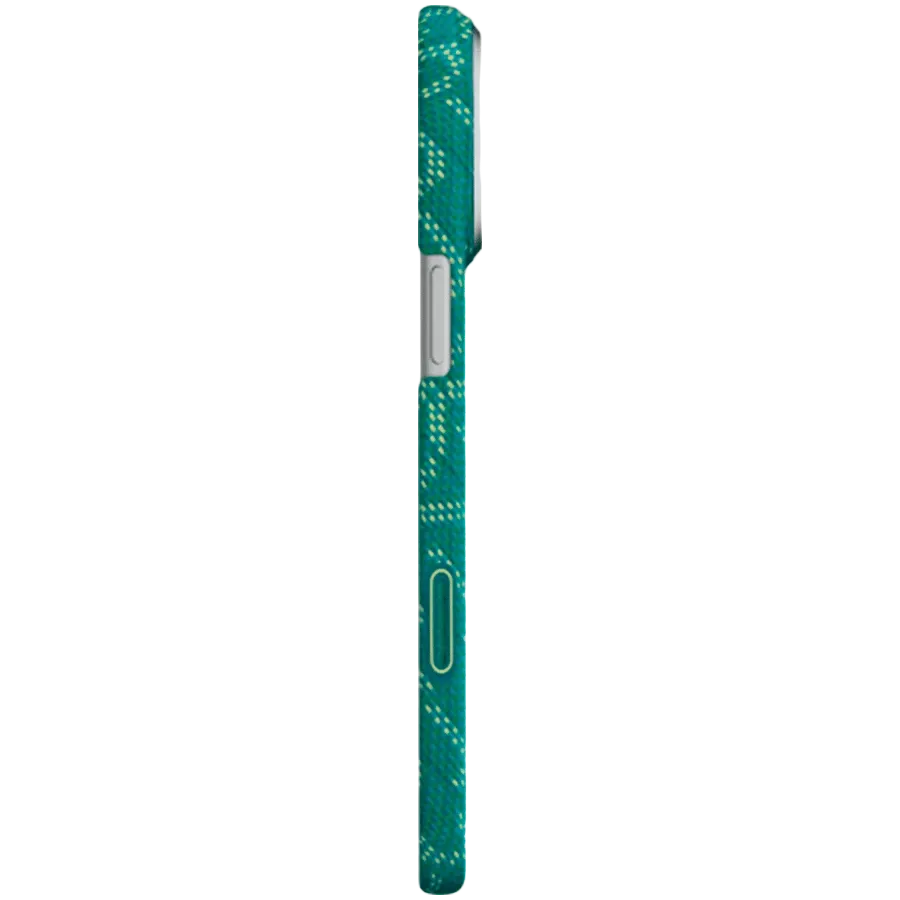 photo 3 - Qoruyucu örtük PITAKA Ultra-Slim MagSafe ilə iPhone 17 Pro Max üçün, Green/Gold