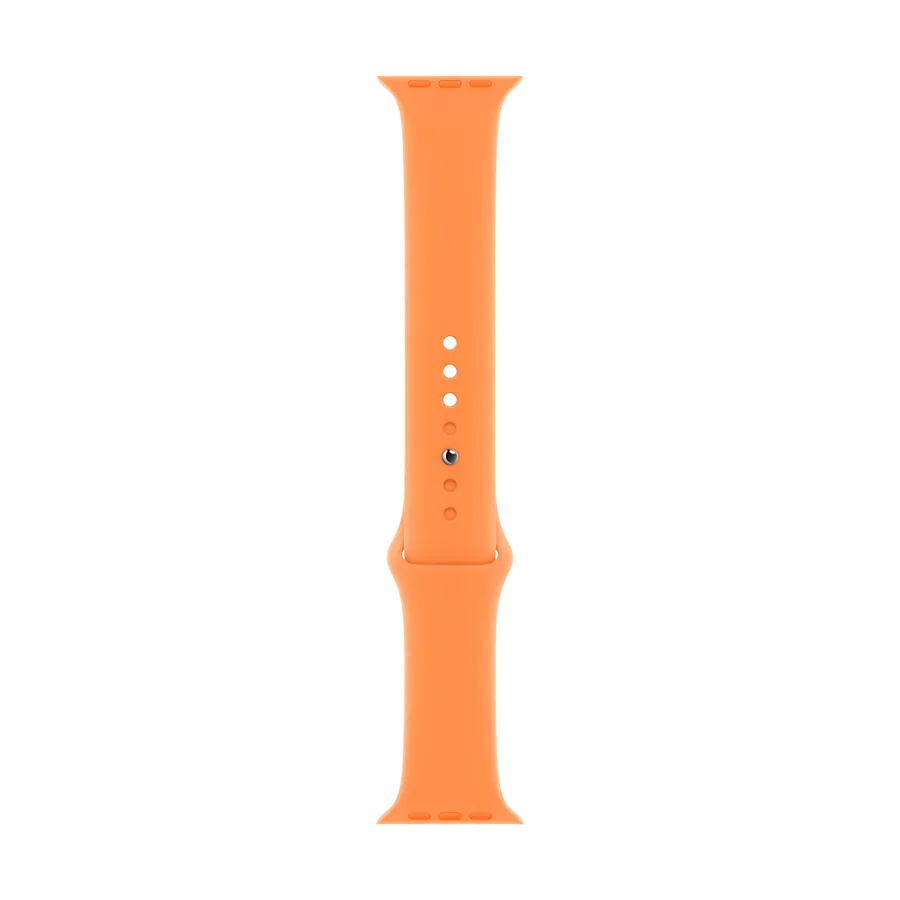 photo 2 - Ремешок Apple Sport Band для Apple Watch, 38/40/41 mm, Желто-оранжевый