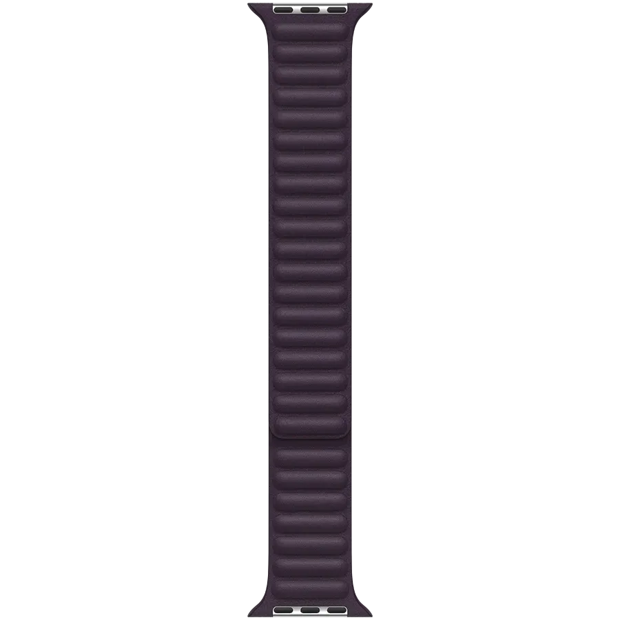 photo 2 - Apple Leather Link Band for Apple Watch 42/44/45 mm, Size S/M, მუქი ალუბალი