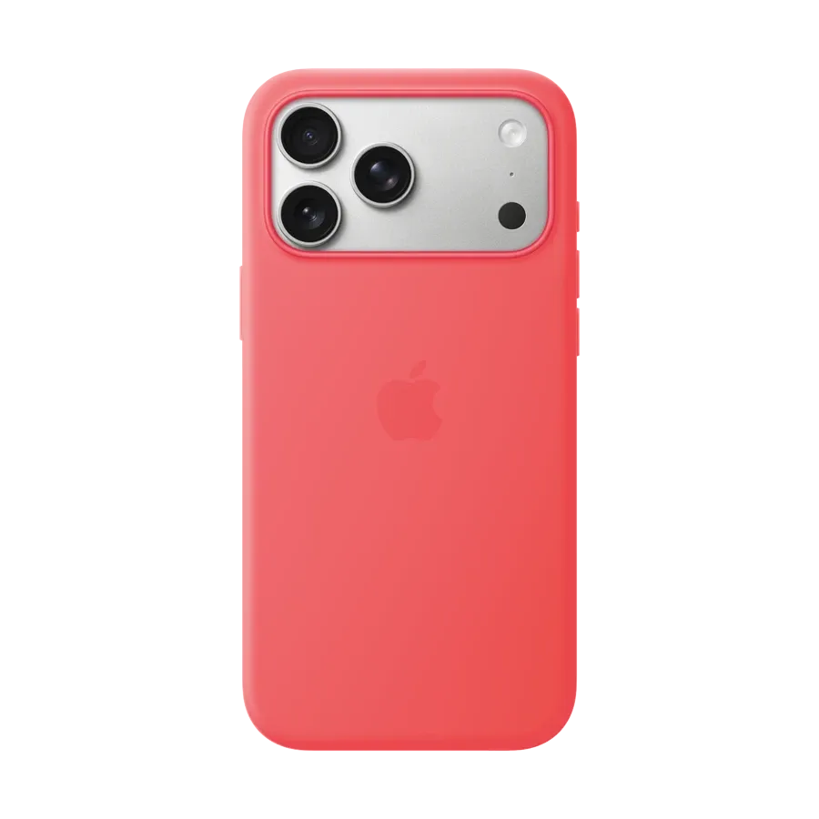 photo - Apple силиконовый чехол с MagSafe Bright Guava для iPhone 17 Pro Max