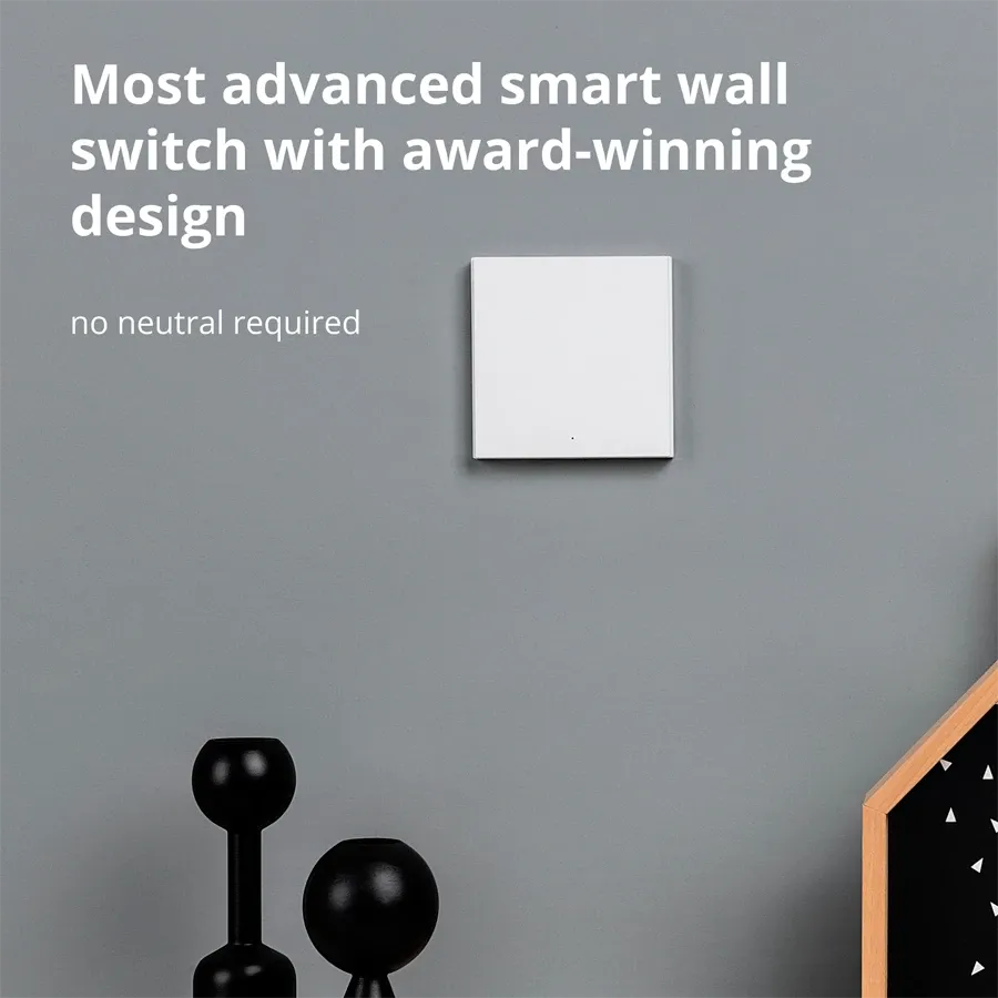 photo 4 - AQARASmart Remote Control Smart Wall Switch H1, White