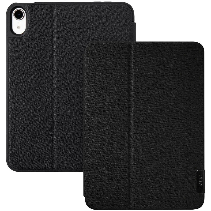 photo 1 - Обложка Smart Folio LAUT PRESTIGE FOLIO Чёрная для iPad mini (6-го поколения)