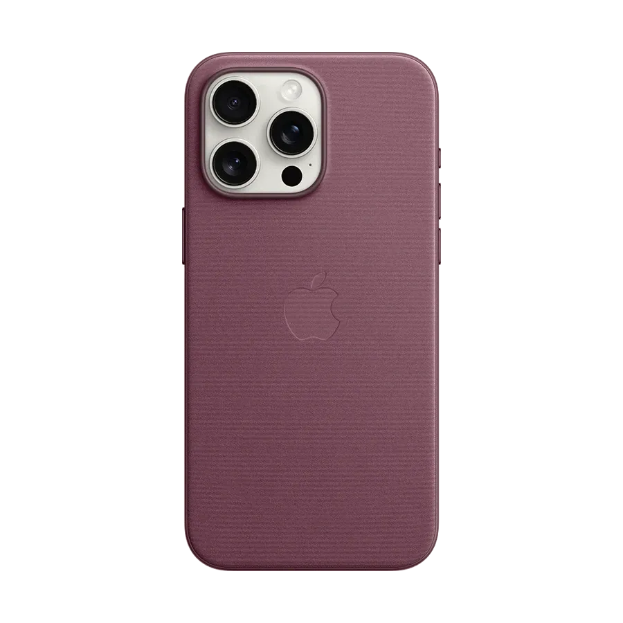 photo - Case Apple FineWoven with MagSafe for iPhone 15 Pro Max, Mulberry
