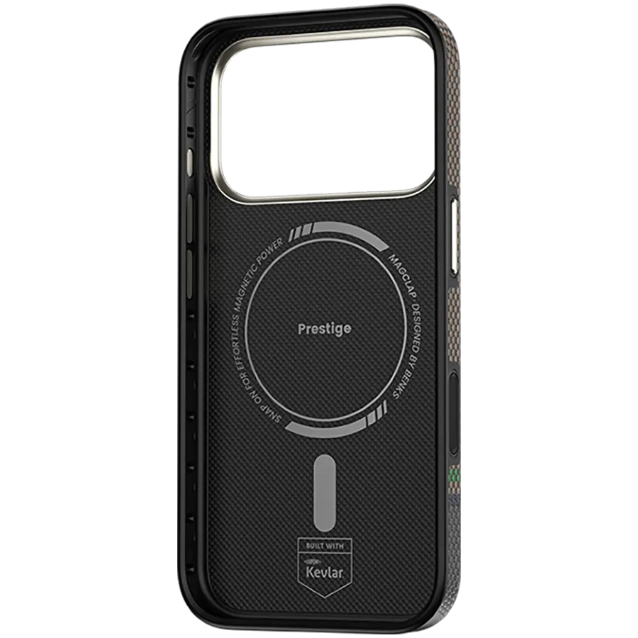 Чехол BENKS ArmorPro Prestige с MagSafe для iPhone 17 Pro, Коричневый – photo 2