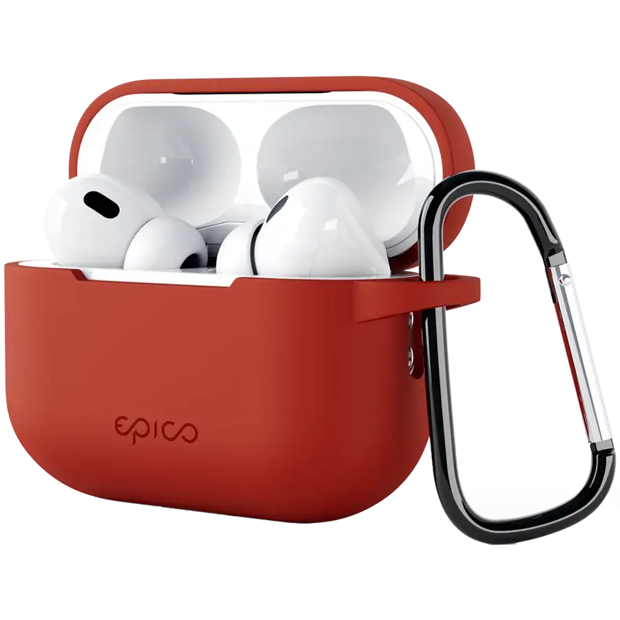 Чехол EPICO Outdoor Cover для AirPods Pro (Gen.2), Красный – photo 2
