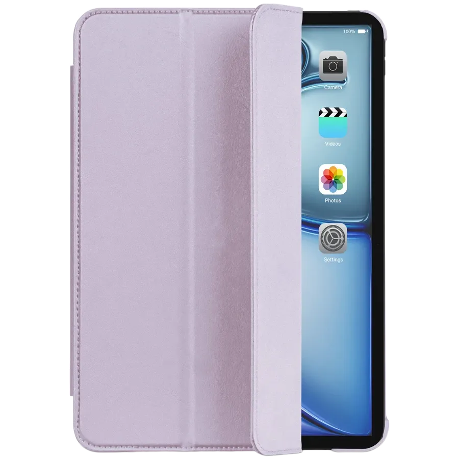 photo 2 - Чехол DECODED Smart Folio Slim из текстурированного силикона для iPad Air 11 (M2/M3), Lavender