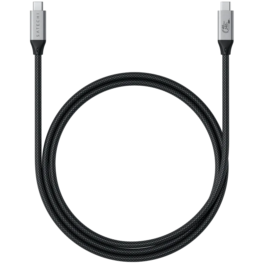 photo 1 - SATECHI Кабель USB-C, Space Gray, 1.2м