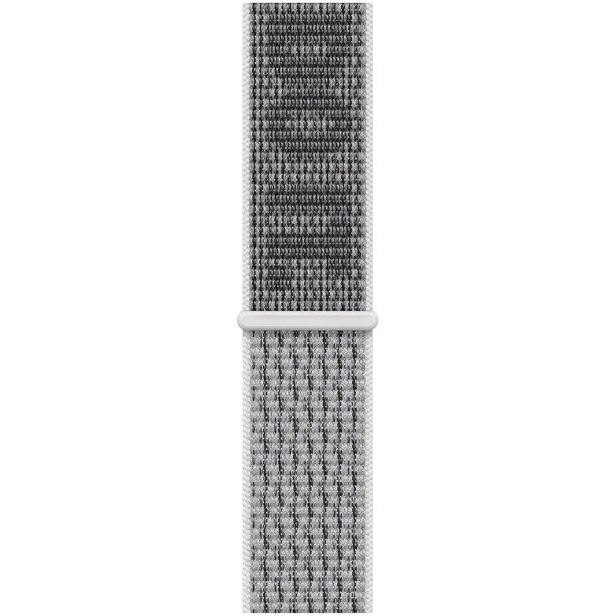 photo 1 - Apple Nike Sport Loop Бау үшін Apple Watch 38/40/41 mm, Summit White/Black