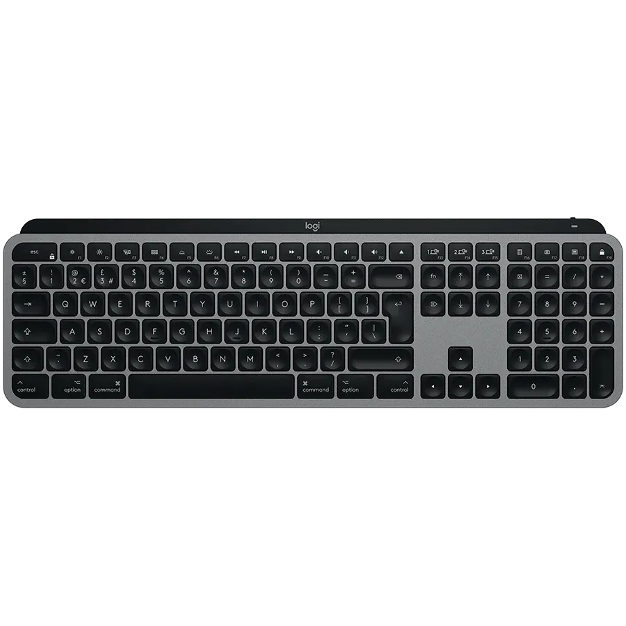 photo 2 - Клавиатура беспроводная LOGITECH MX Keys for Mac Space Gray (L920-009558)