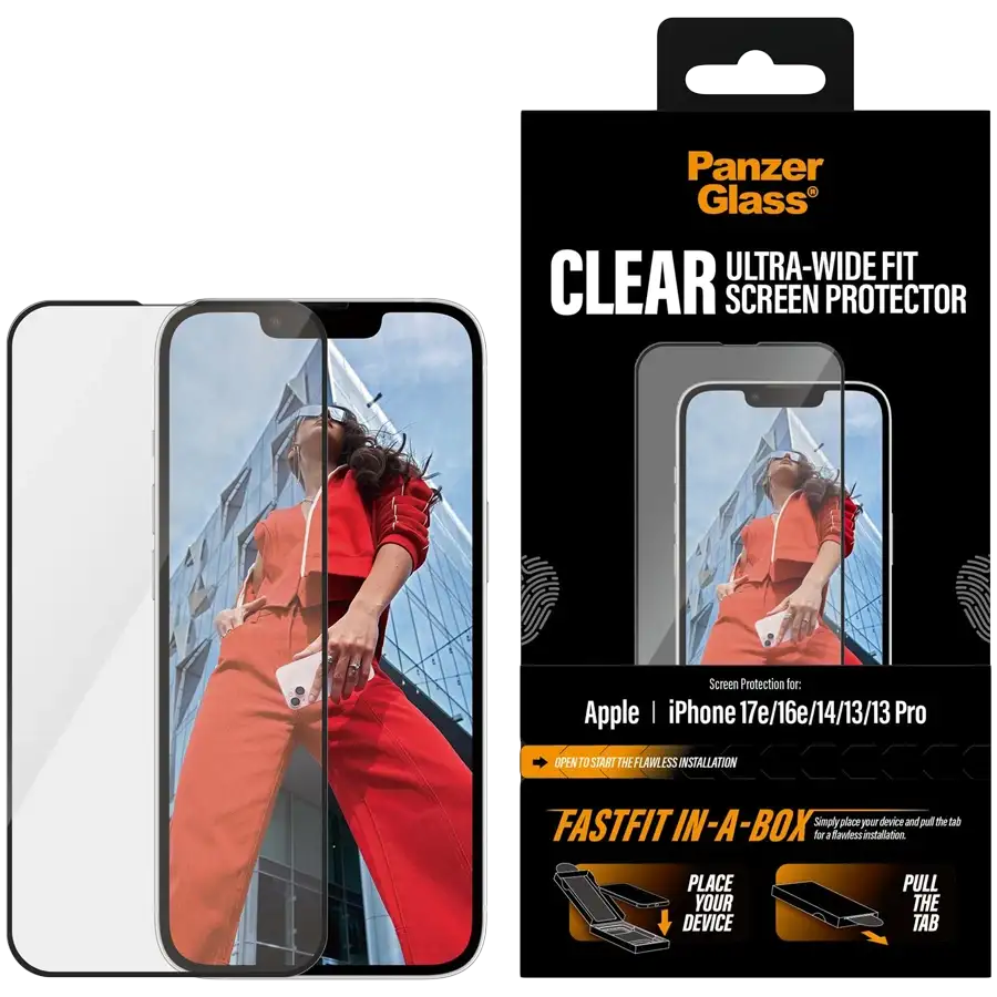 PANZERGLASS Safety Glass  for iPhone 17e/iPhone 13/13 Pro/14/16e – photo 1