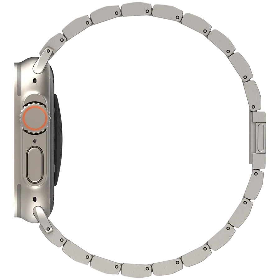 photo 4 - DECODED Titanium Watch Band for Apple Watch 44/45/46/49 mm, Natural Titanium