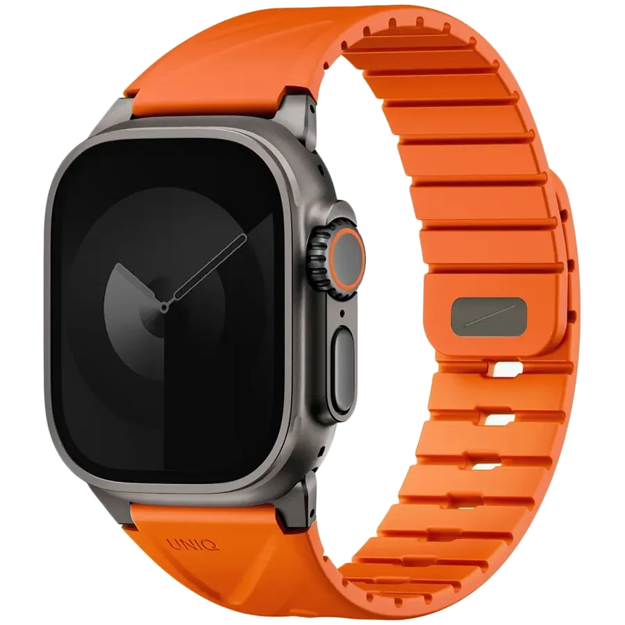 photo - Band UNIQ Fluo for Apple Watch, 49/46/45/44/42/41/40 mm, Volt Orange