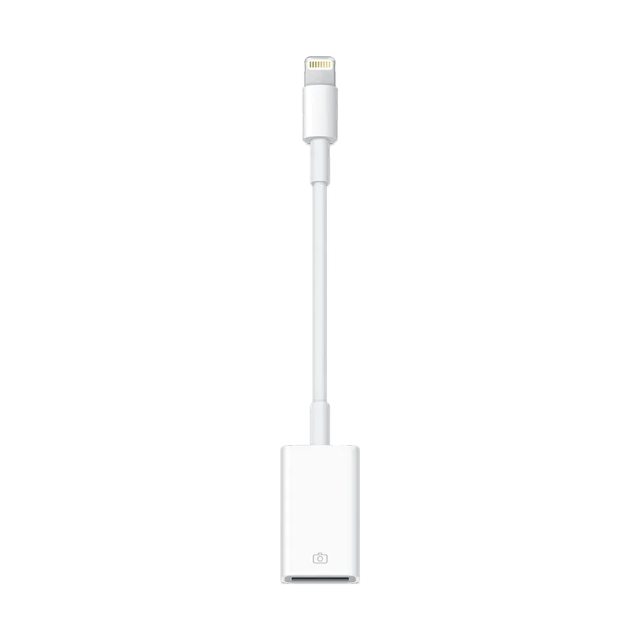 photo - Apple Lightning to USB Adapter, White