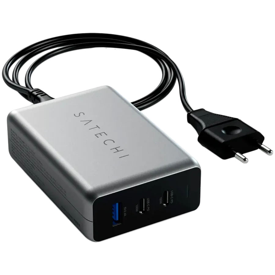 photo 2 - Адаптер питания SATECHI 3*USB/USB-C USB 3.0 (Тип A), 2*USB Тип C, 100 Вт