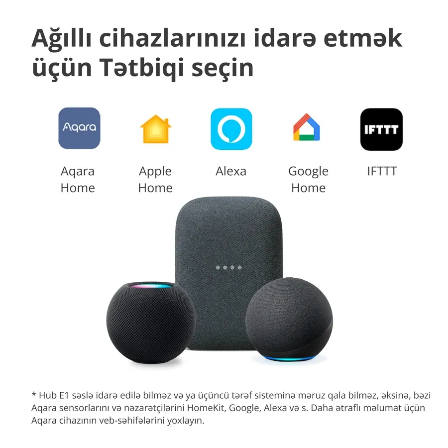 photo 4 - Mərkəz Aqara Hub, Ağıllı, Ağ