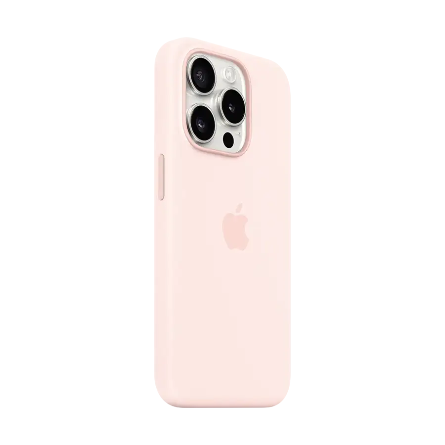 Silikon qoruyucu örtük Apple Keys MagSafe ilə iPhone 15 Pro üçün, Cəhrayı – photo 2
