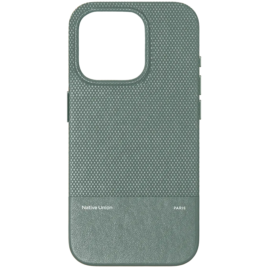 photo - Чохол NATIVE UNION (RE)CLASSIC CASE with MagSafe Slate Green для iPhone 16 Pro