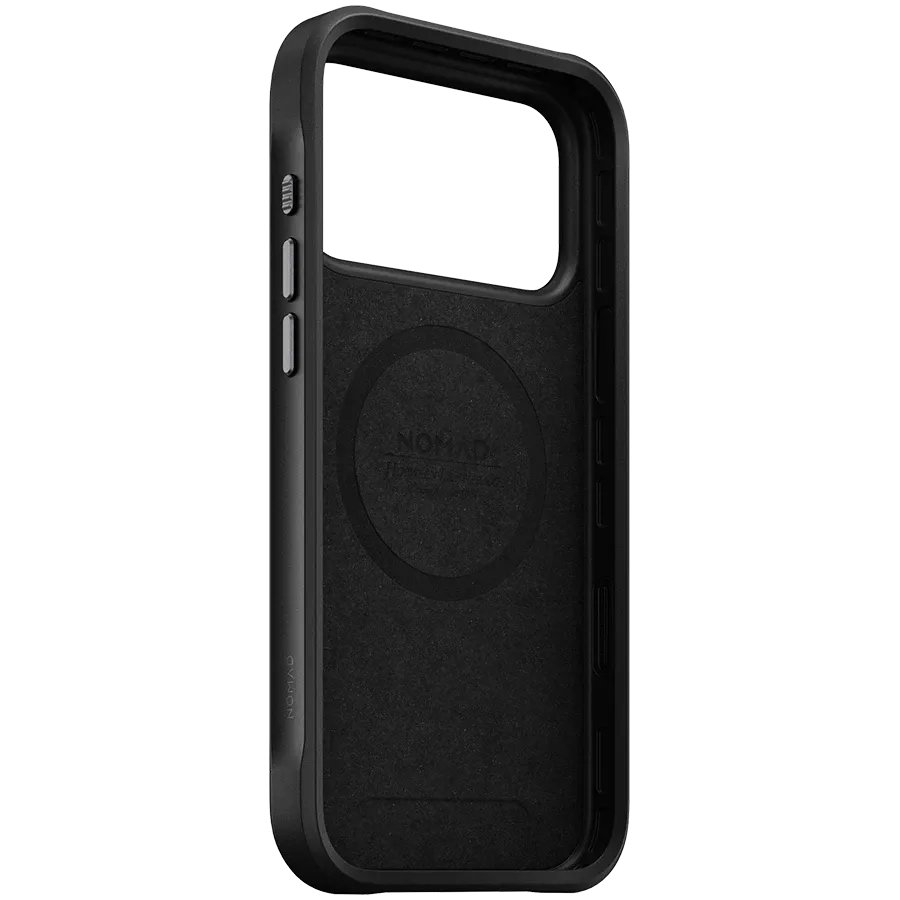 NOMAD Case Rugged Leather Horween with MagSafe Black for iPhone 17 Pro Max – photo 3