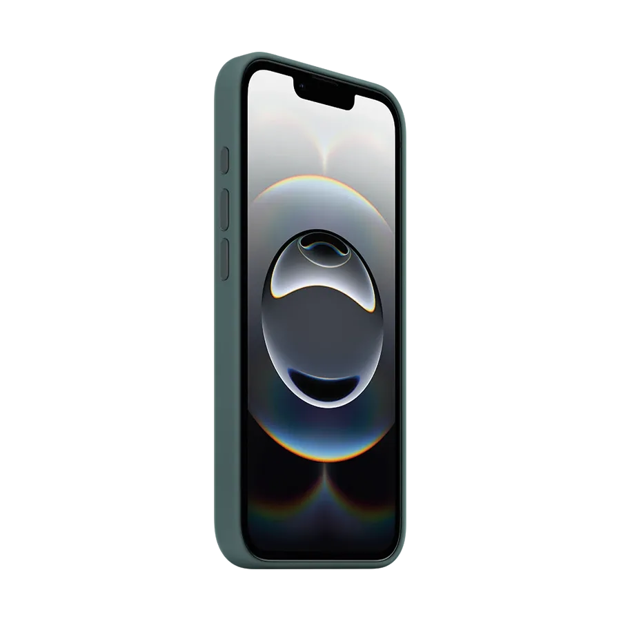 photo 2 - Silikon qoruyucu örtük Apple iPhone 16e üçün, Lake Green