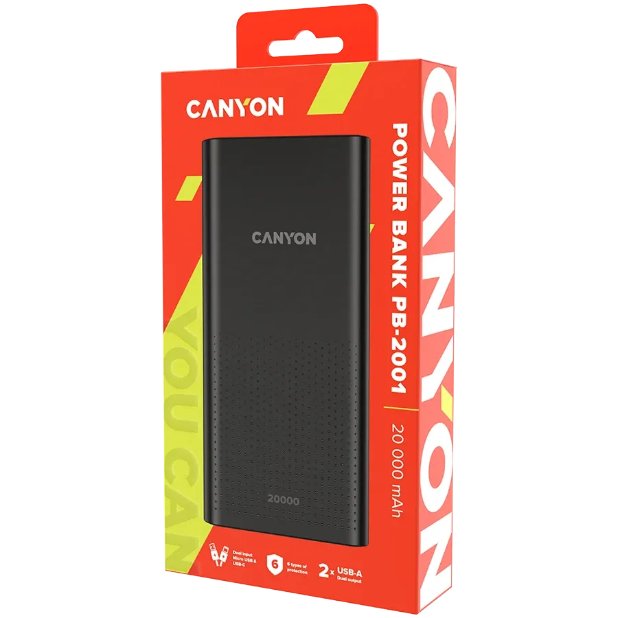 photo 3 - CANYON PB-2001 Power Bank, 20000 mA-s