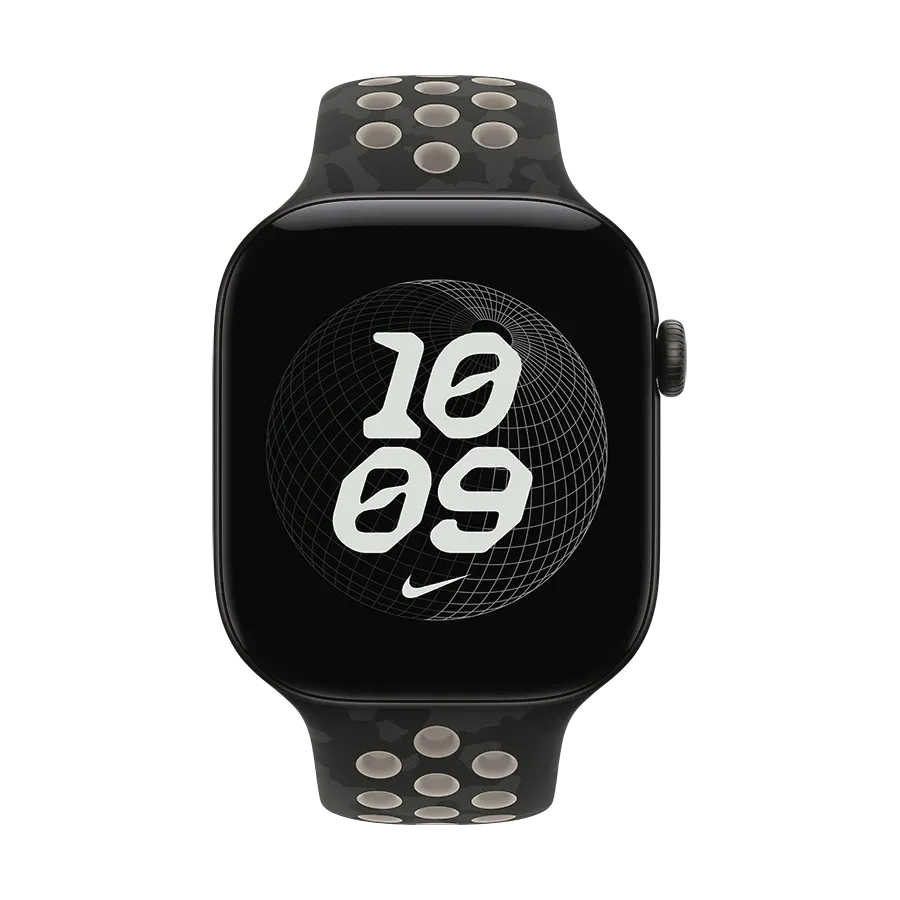 Apple 46mm Nike Sport Band Ремінець for Apple Watch 44/45/46/49 mm, Size S/M, After Dark Black – photo 3