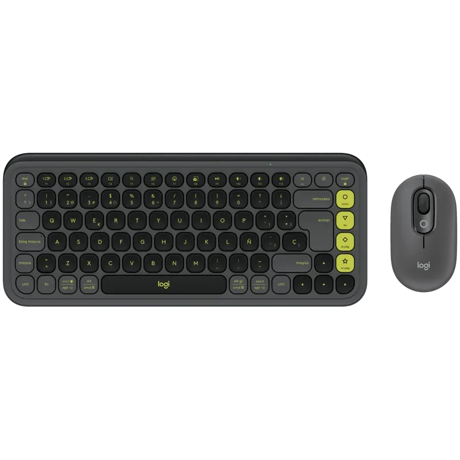 photo 1 - Клавіатура LOGITECH POP ICON COMBO GRAPHITE