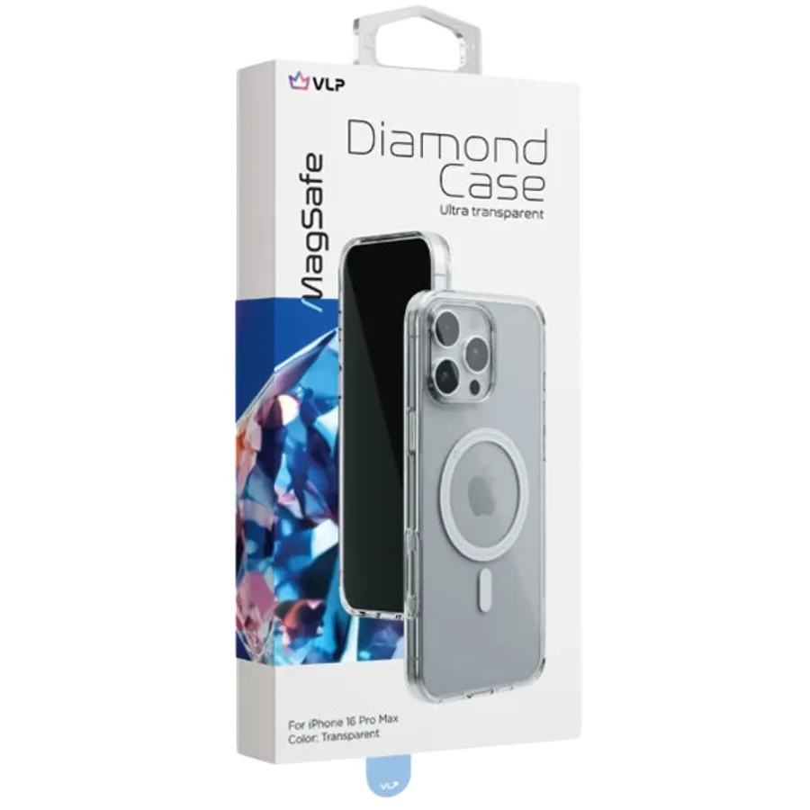 photo 3 - VLP Case Diamond with MagSafe Transparent for iPhone 16 Pro Max