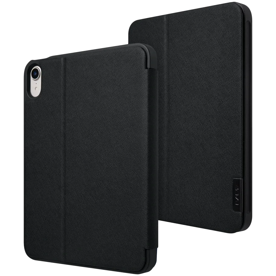 photo 2 - Обложка Smart Folio LAUT PRESTIGE FOLIO Чёрная для iPad mini (6-го поколения)
