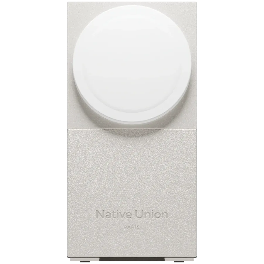 photo 2 - Бездротовий зарядний пристрій Native Union Rise 3-in-1 Qi2 Sandstone (RS-3IN1-SAN-INT)