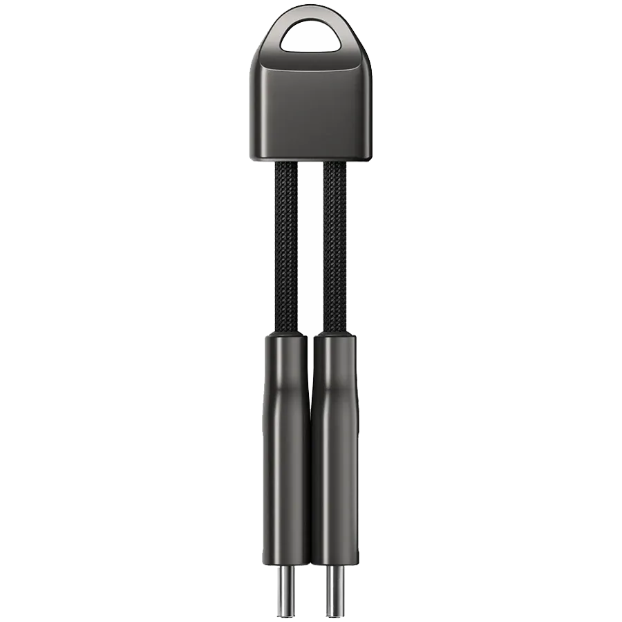 photo 1 - Cablu Nomad ChargeKey USB-C la USB-C, Black