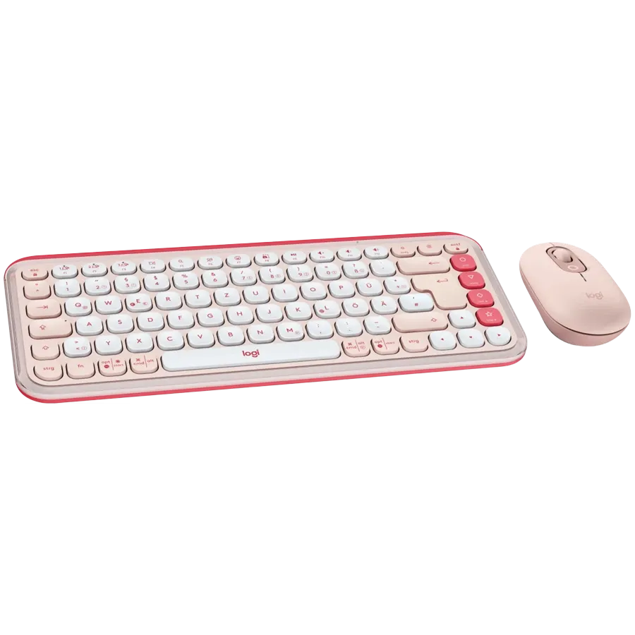 photo 2 - Клавіатура LOGITECH POP ICON COMBO ROSE