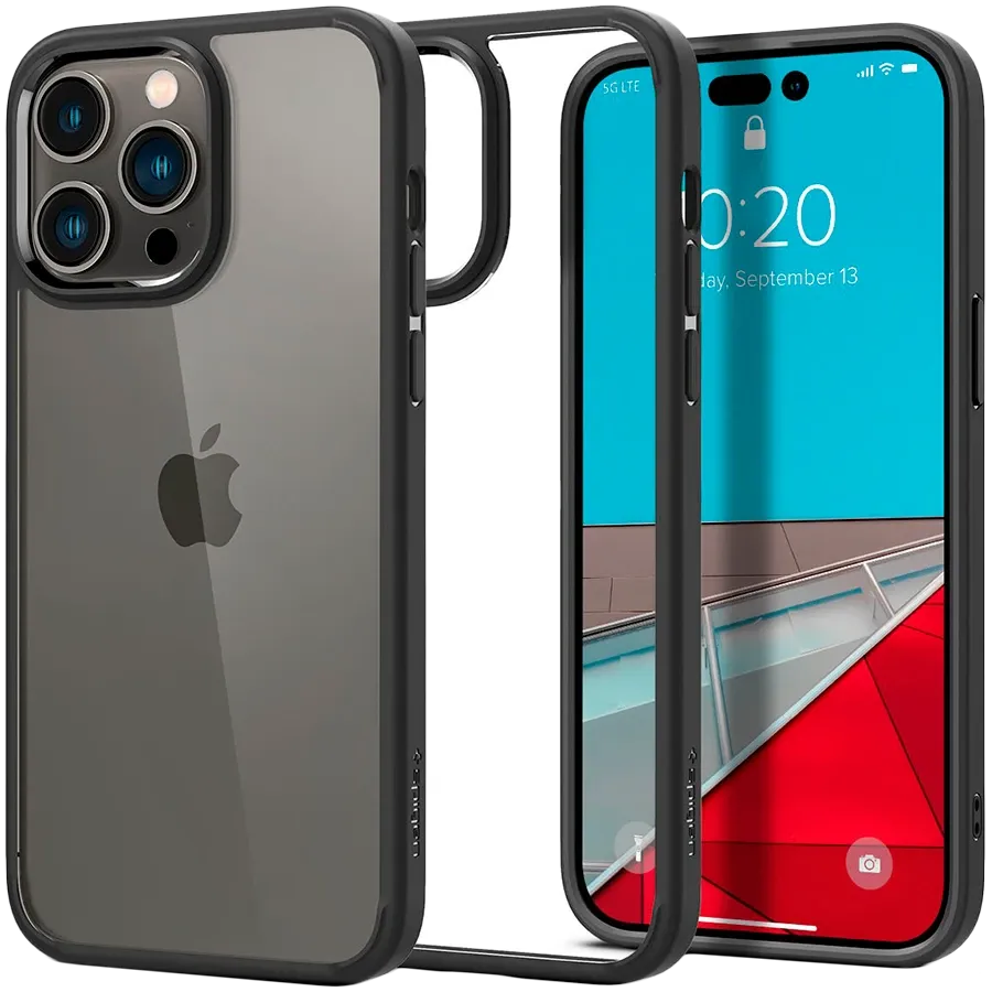 photo 2 - Чохол SPIGEN SGP Ultra Hybrid  Матовий чорний для iPhone 14 Pro Max