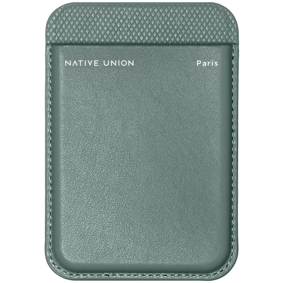 photo 1 - NATIVE UNION Wallet (RE)CLASSIC CARD WALLET with MagSafe Slate Green для iPhone