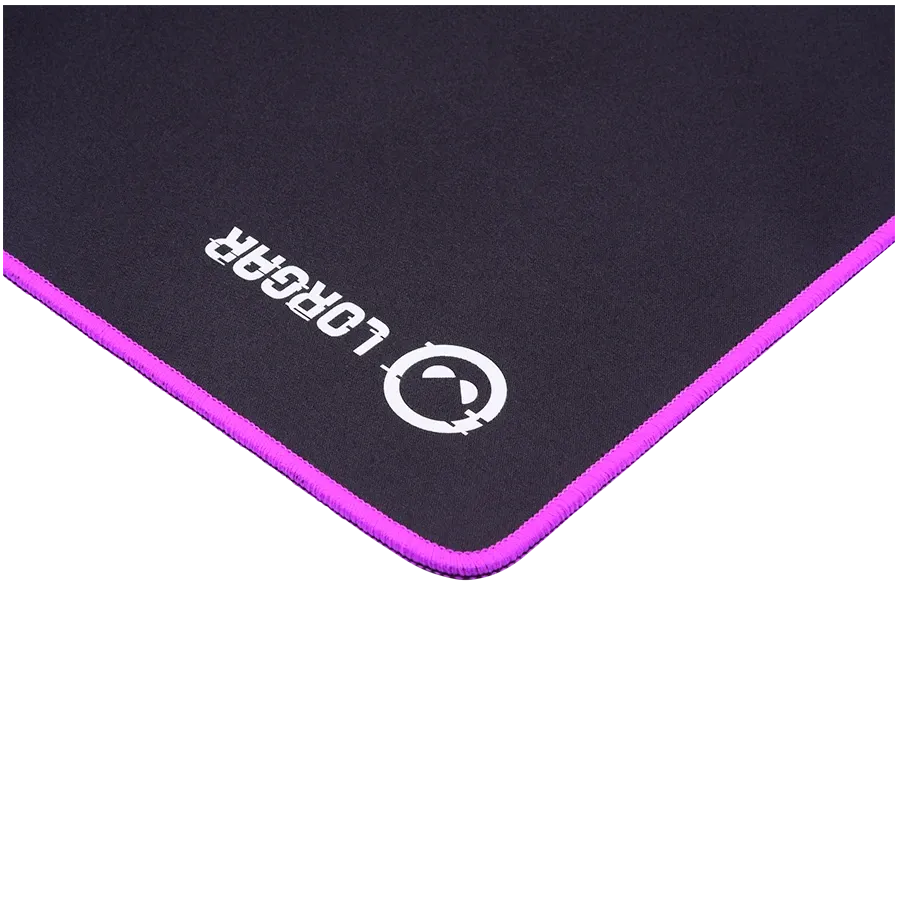 photo 6 - LORGAR Multispandex mousepad with purple rubber, Чёрный