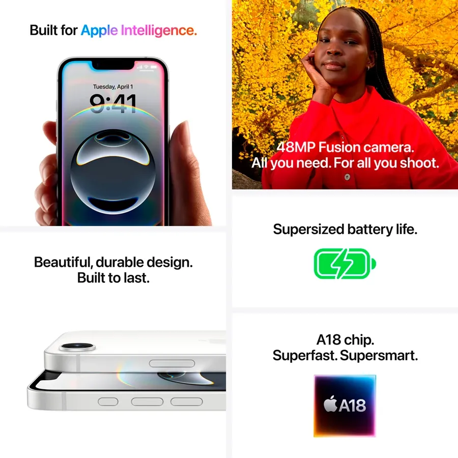 photo 7 - iPhone 16e, 256 GB, Black