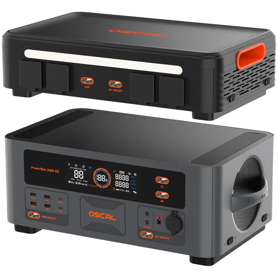Зарядна станція Oscal PowerMax 2400 SE, 2016Wh – photo 3