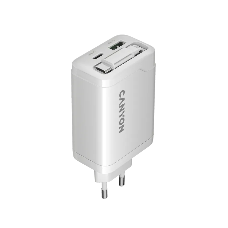 photo 3 - CANYON Адаптер питания OnCharge 65RC 3*USB/USB-C USB Тип A, USB Тип C, USB Тип C, 65 Вт