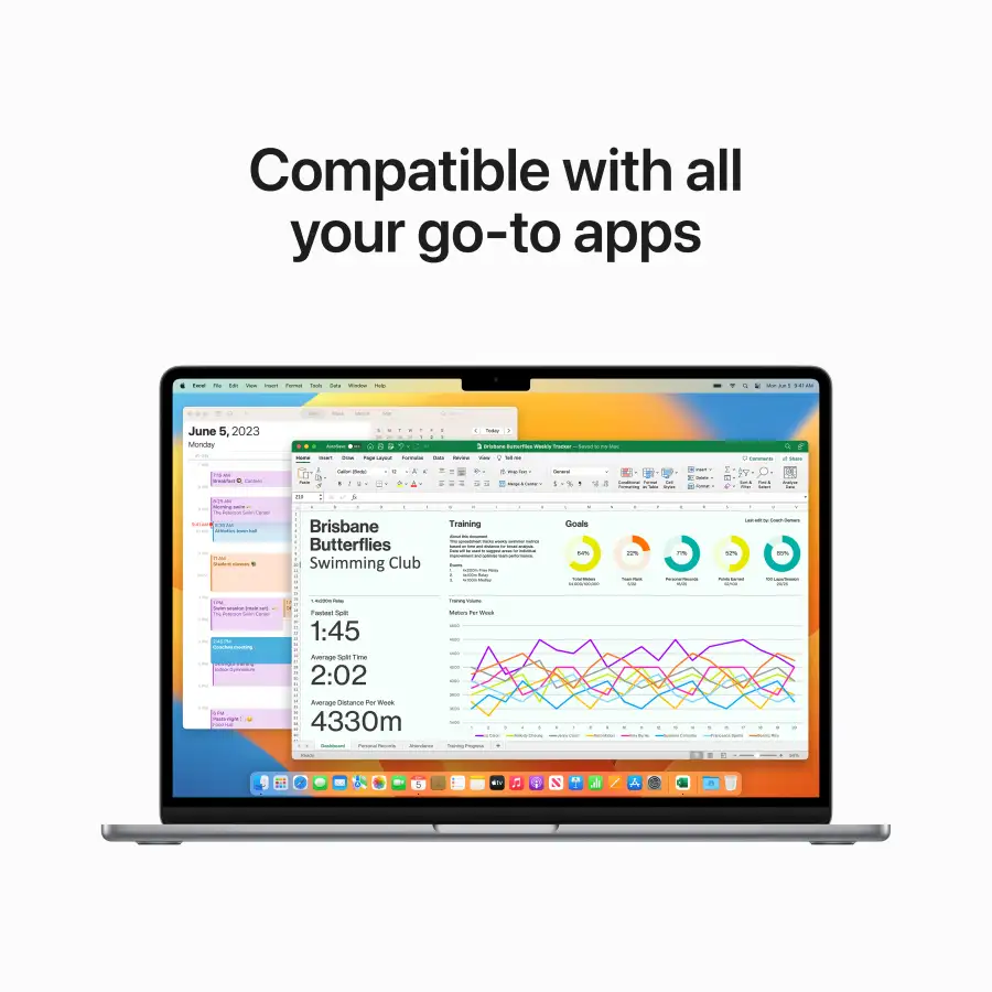MacBook Air 15.3"  M2 (8C CPU/10C GPU), 8 GB, 256 GB, Space Gray – photo 7