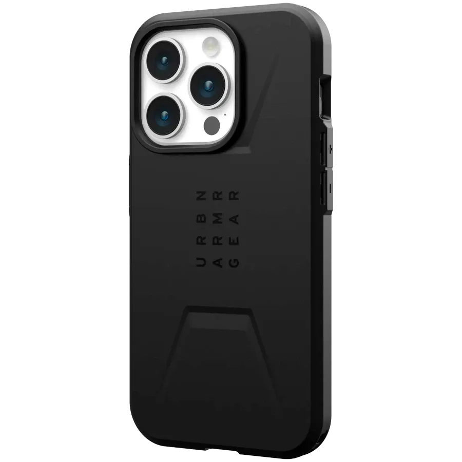 photo 2 - Чехол UAG Civilian с MagSafe для iPhone 15 Pro, Чёрный