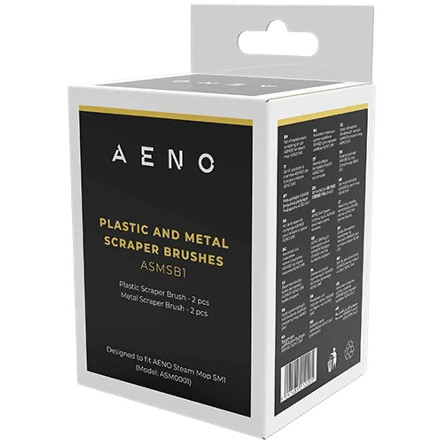 photo 3 - AENO  для SM1Plastic scraper brush+Metal scraper brush для steam mop SM1  (Plastic Scraper Brush - 2 pcs Metal Scraper Brush - 2 pcs)