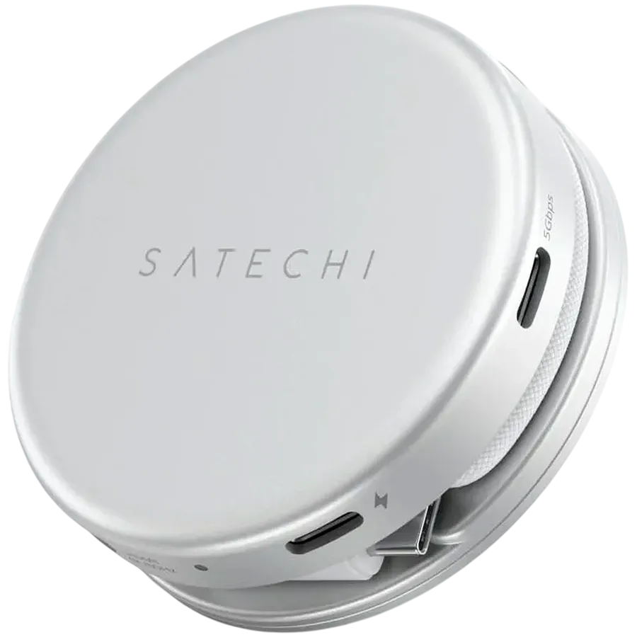 Многопортовый адаптер Satechi OnTheGo 5-в-1, Серебристый – photo 4